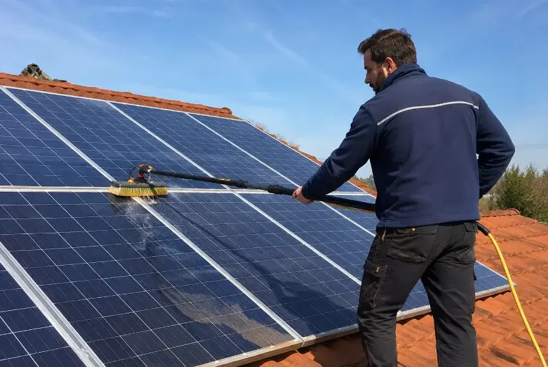 Nettoyage et entretien de panneaux solaires à Alès